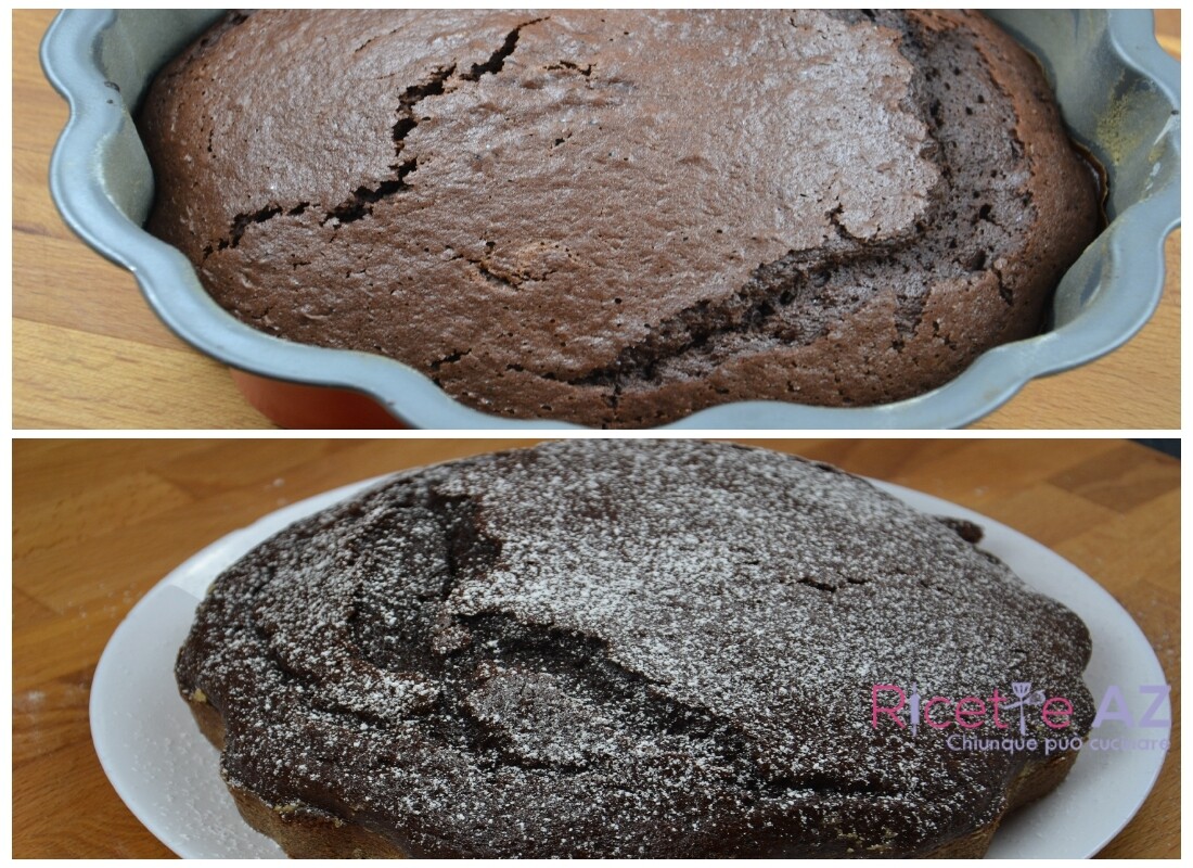 Torta al Cacao cottura