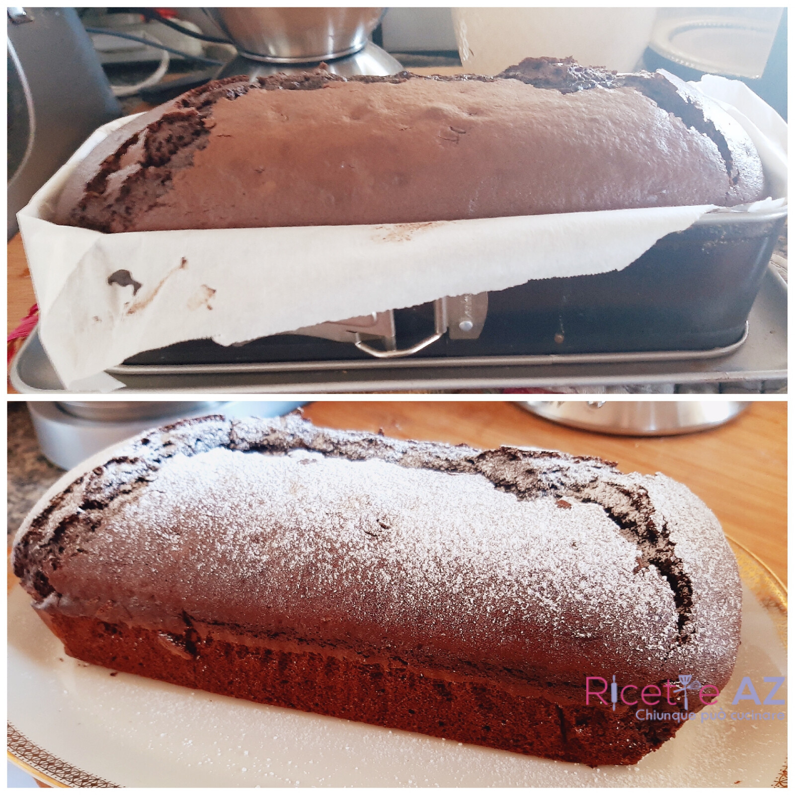 Cottura del plumcake al cioccolato